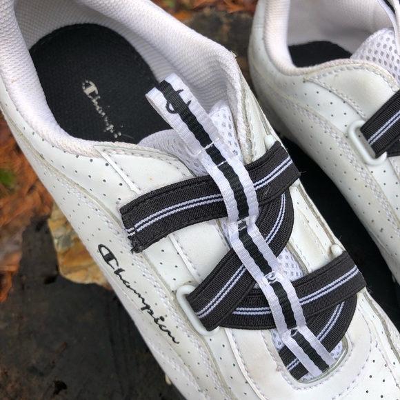 Champion Women’s Athletic Shoes 7.5 Elastic Inside Quick Fasten Hook and Loop - Picture 3 of 16